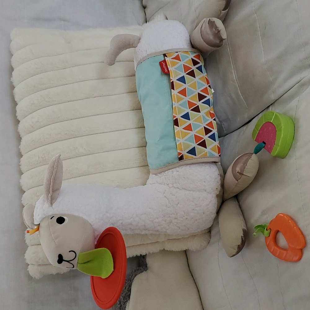 Llama picnic Fisher Price Tummy time Sensory Toy Baby Newborn to Toddler